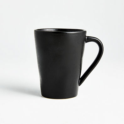 View Marin 12-oz. Matte Black Stoneware Mug details