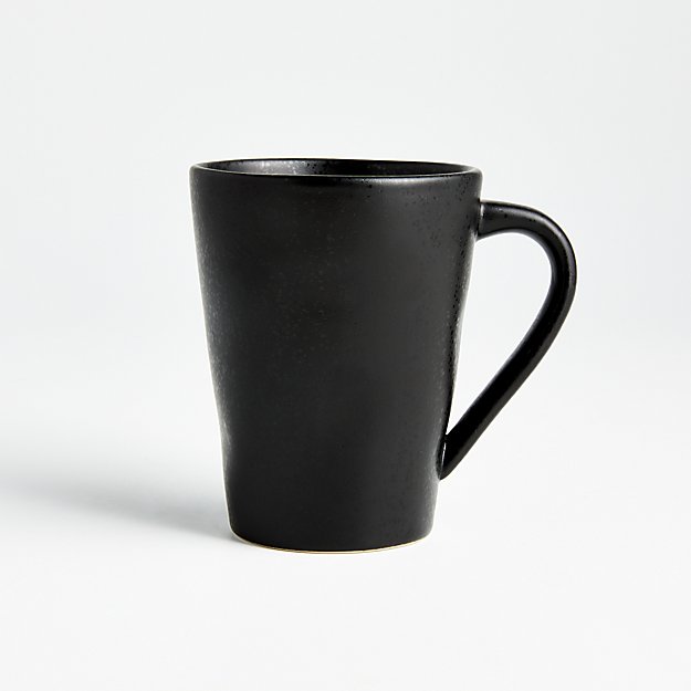 Black Mugs: Black Coffee Mugs & Tea Cups | Crate & Barrel