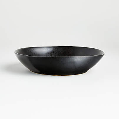 Marin Matte Black Low Bowl