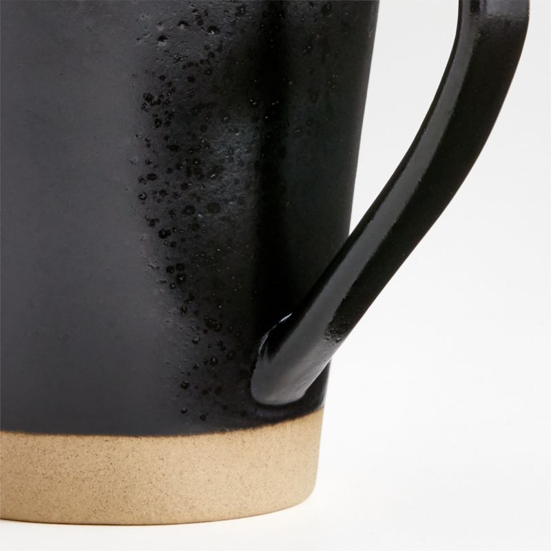 Marin Black Recycled Ceramic Mug