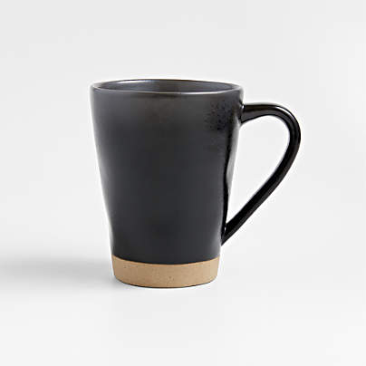 Marin 12-oz. Black Recycled Ceramic Mug