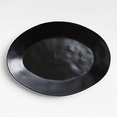 View Marin Black Recycled Ceramic Serving Platter details