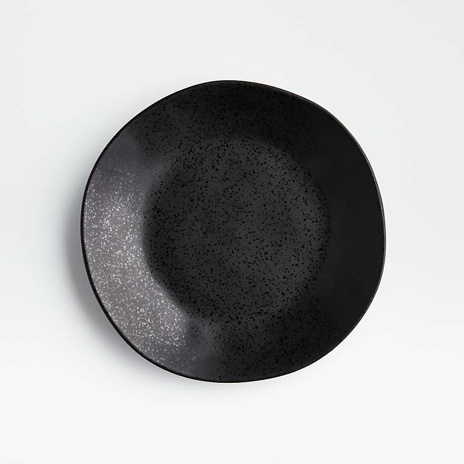 Marin Matte Black Salad Plate + Reviews Crate & Barrel