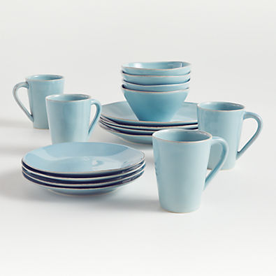 View Marin Blue 16-Piece Dinnerware Set details