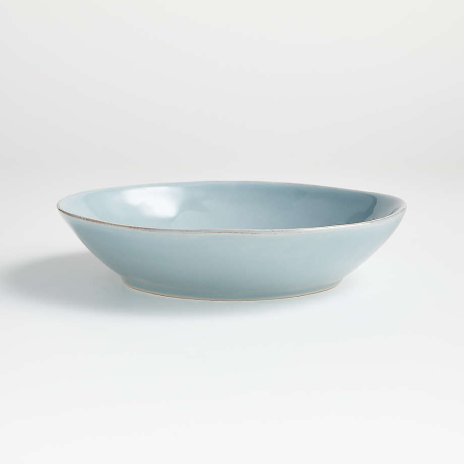Marin Blue Bowl Plate | Crate & Barrel