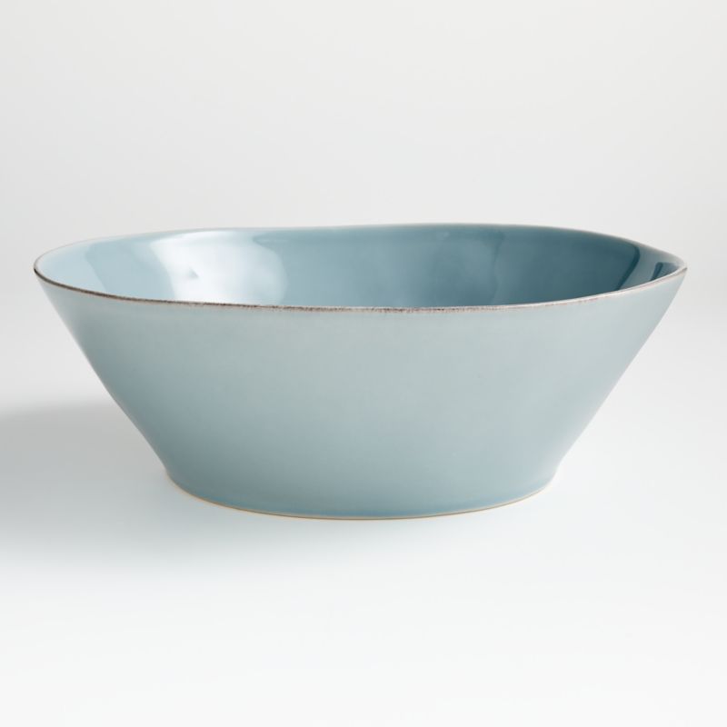 Blue/Green Carousel Extra Large Serving Bowl