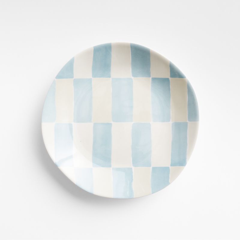 Marin Checkered Melamine Salad Plate