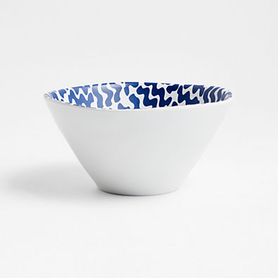 View Marin Blue Tile Outdoor Melamine Bowl details