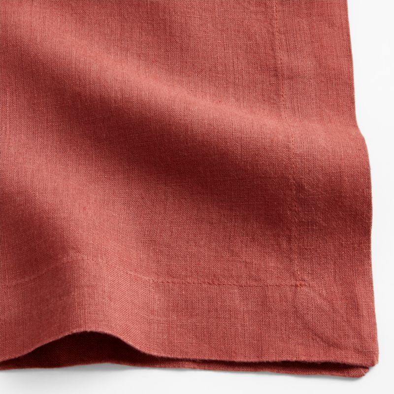 Marin Plum Red European Flax ®-Certified Linen Napkin