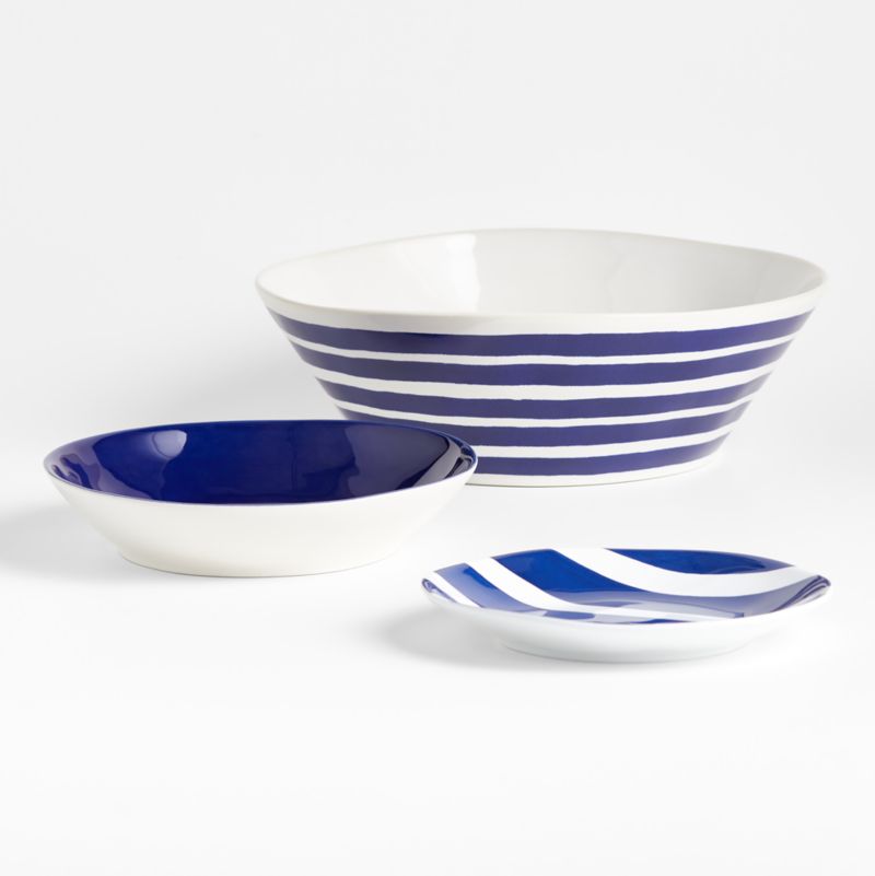 Marin Cabana Stripe Melamine Salad Plate - image 2 of 5