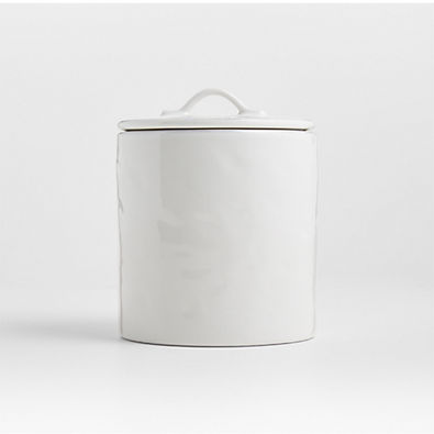 View Marin Small White Stoneware Canister details