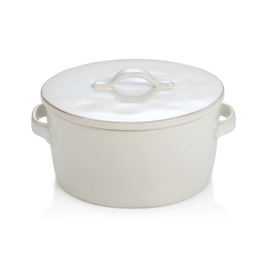 Marin White 2-Qt. Covered Casserole Dish with Lid + Reviews