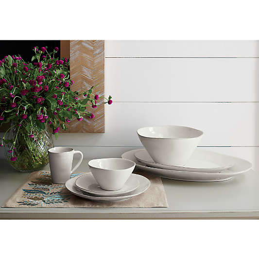 Marin White Small Serving Bowl