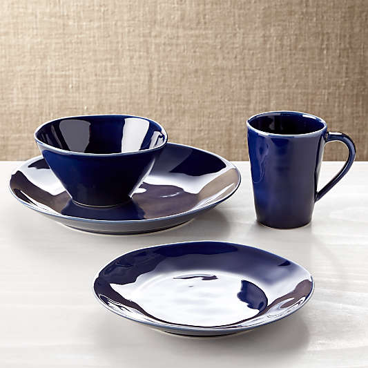 Marin Dark Blue 4-Piece Place Setting