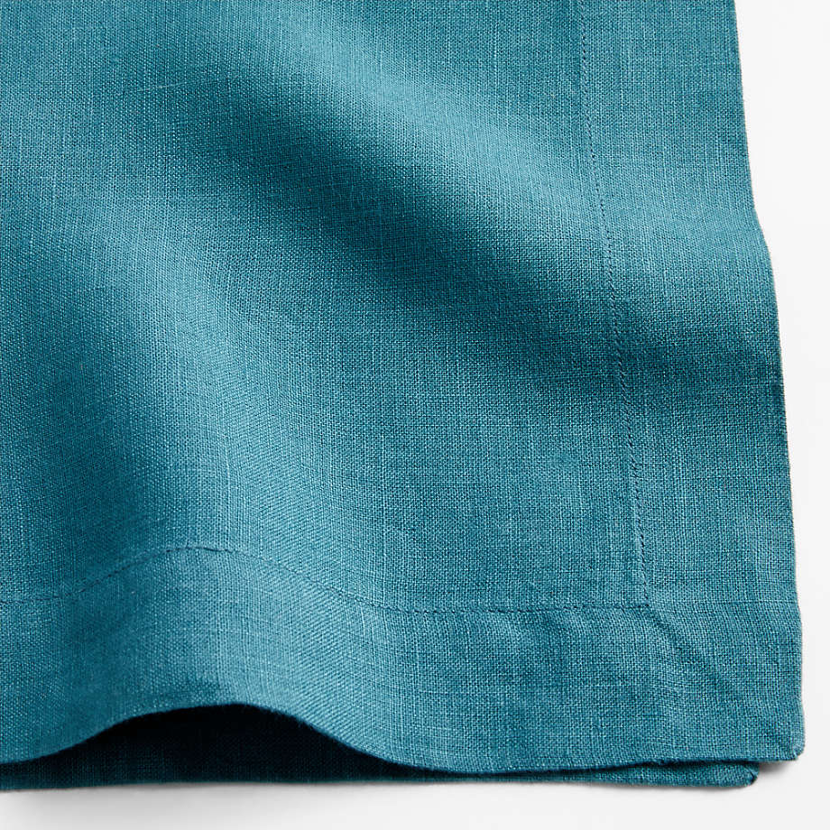 Teal Blue Linen Napkin Set of 8 Cloth Linen Napkins for Table Linen Napkins  Mother of the Groom Gift 0232 