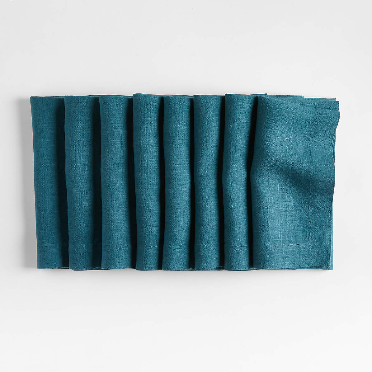 Teal Blue Linen Napkin Set of 8 Cloth Linen Napkins for Table Linen Napkins  Mother of the Groom Gift 0232 