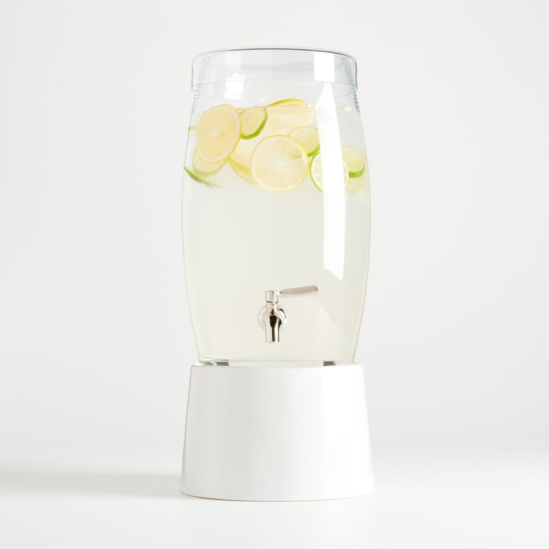 Marin White Ceramic Drink Dispenser Stand - image 2 of 4