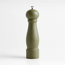 Marin Desert Green Wood Salt Mill + Reviews | Crate & Barrel