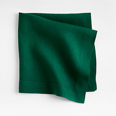 View Marin Pure Green European Flax ®-Certified Linen Napkin details