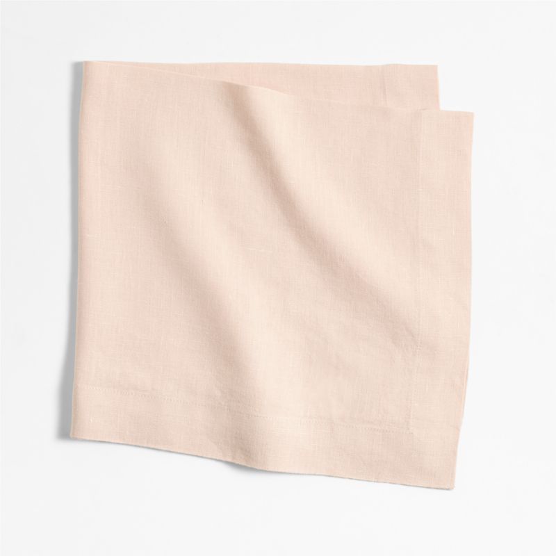 Marin EUROPEAN FLAX ™-Certified Linen Elegant Pink Dinner Napkin - image 0 of 4