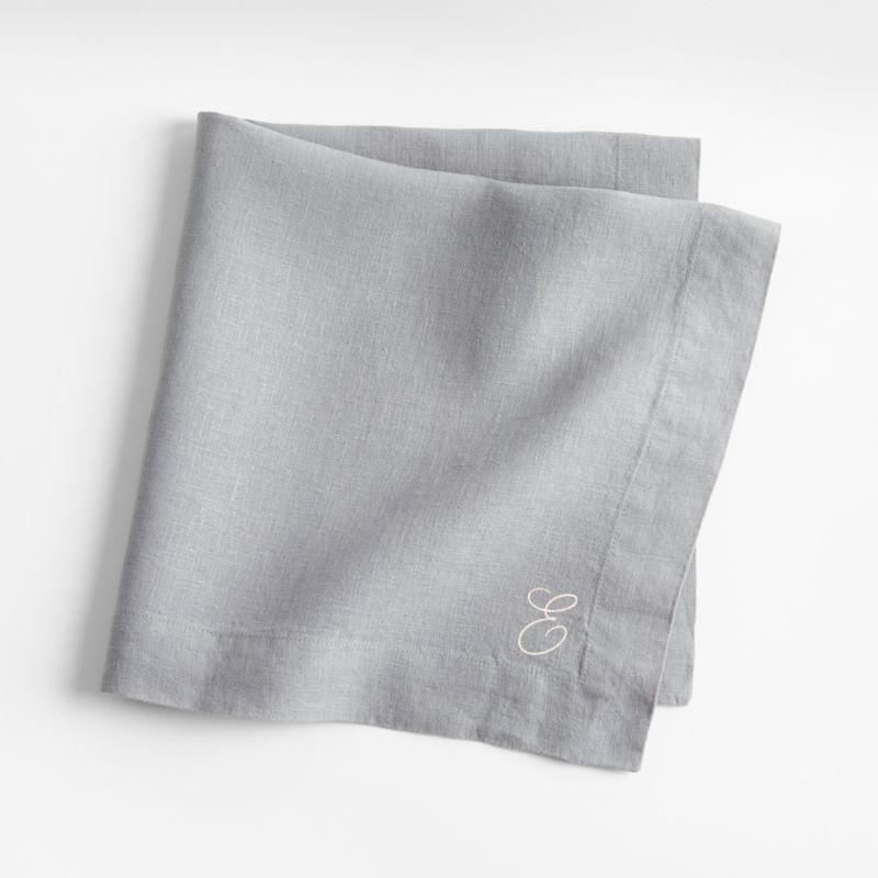 Marin Metal Grey EUROPEAN FLAX ™-Certified Linen Napkin - image 3 of 6