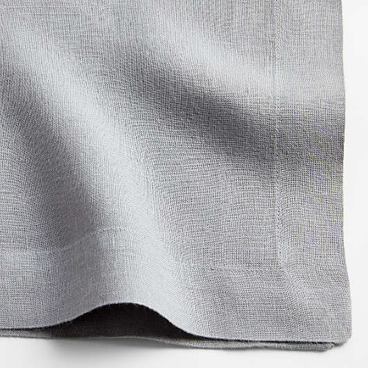 Marin Metal Grey EUROPEAN FLAX ™-Certified Linen Napkins, Set of 8