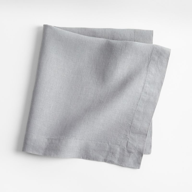 Marin Metal Grey European Flax ®-Certified Linen Napkin