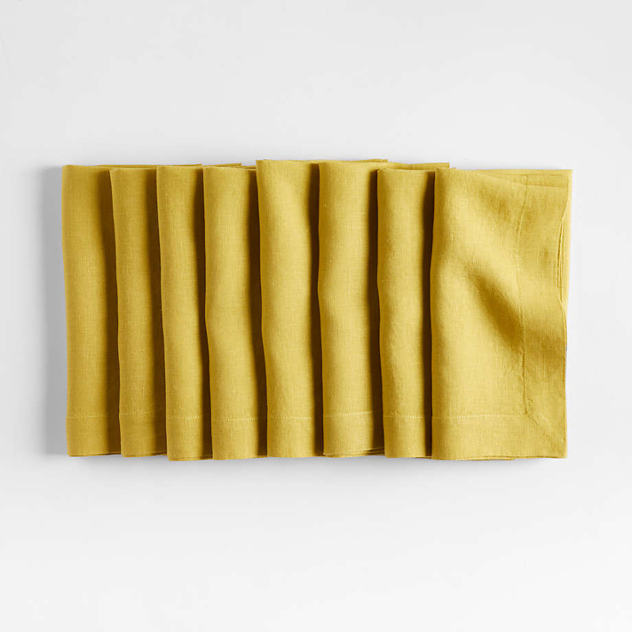 Cloth Napkin Set, Linen Viskose Sage Green Napkins, Linen Placemats Set of  2, 4, 8, 10 