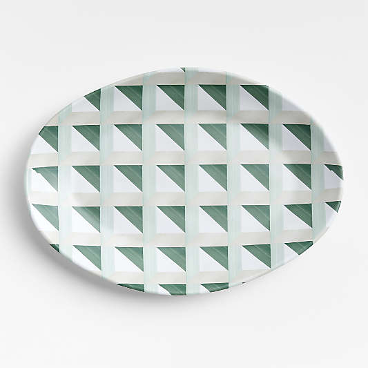 Marin Geo Print Melamine Platter