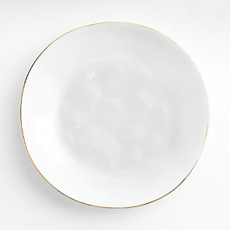 Marin Gold Rim Stoneware Dinner Plate