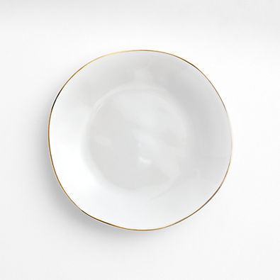 View Marin Gold Rim Stoneware Salad Plate details