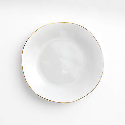 Marin Gold Rim Stoneware Salad Plate