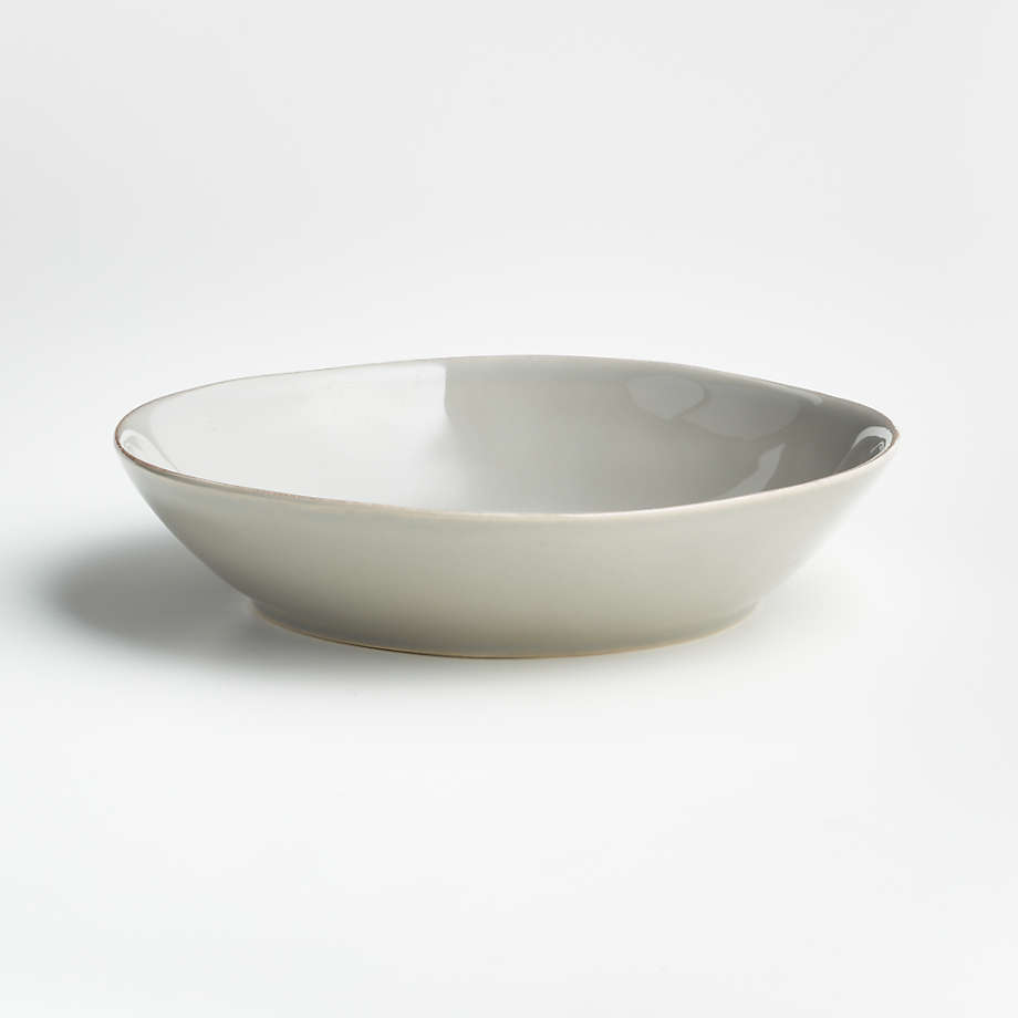 Marin Matte Black Bowl Plate + Reviews | Crate & Barrel