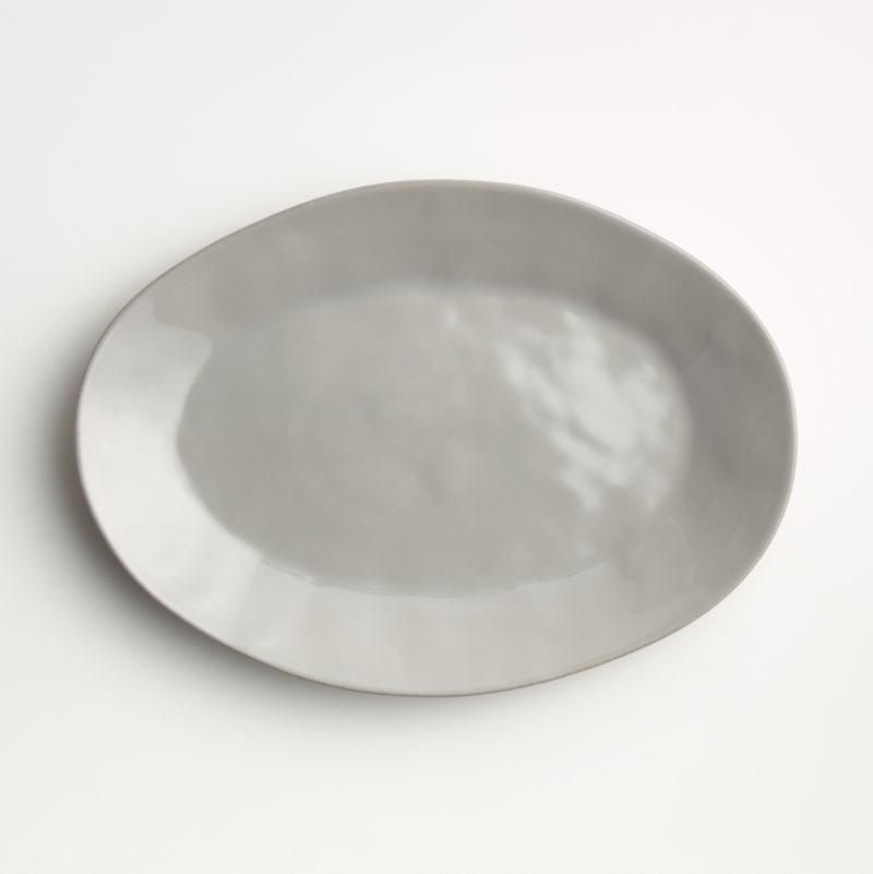 Marin Grey Small Oval Platter - image 0 of 5