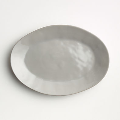 View Marin Grey Small Oval Platter details