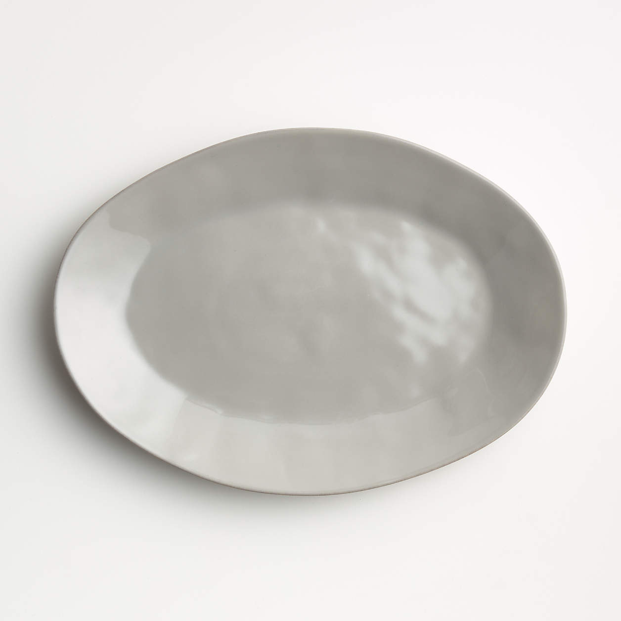 Marin White Small Oval Serving Platter