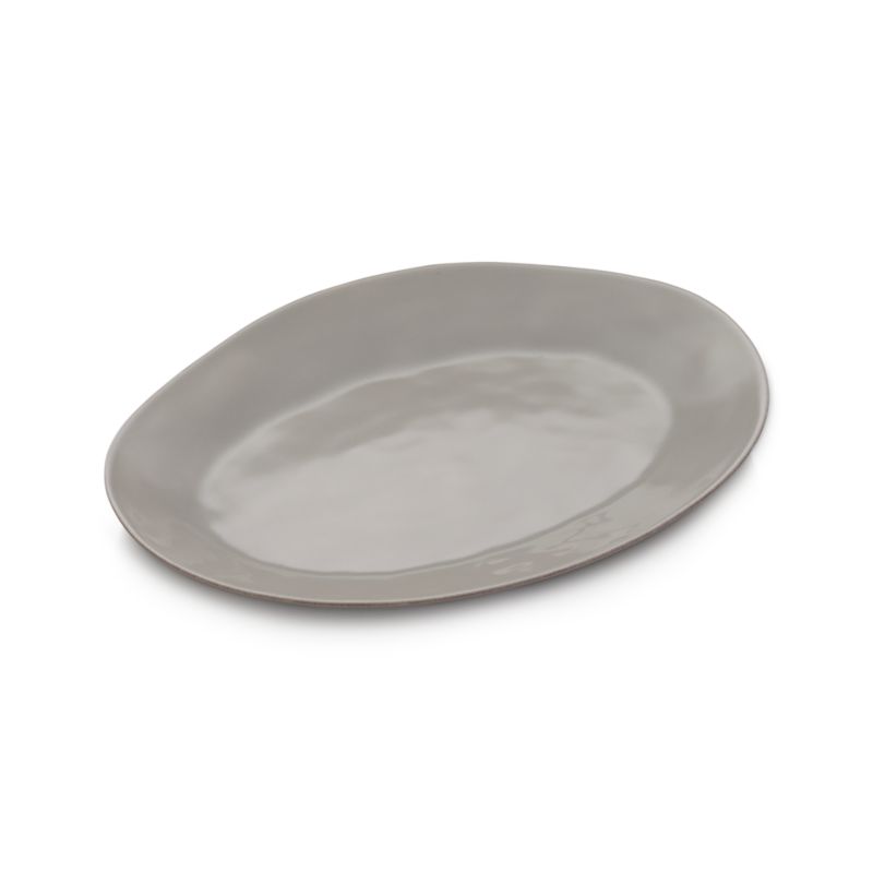 Marin Grey Small Oval Platter - image 4 of 5