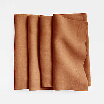 Marin Saffron Yellow Linen Napkin + Reviews