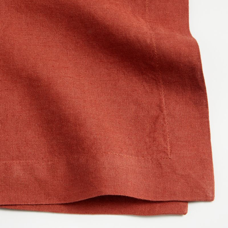 Marin Brick Red Linen Napkin, Set of 4