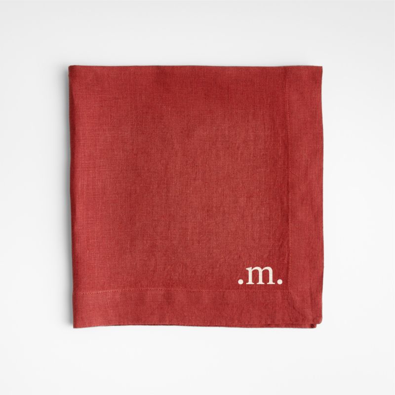 Marin 120" Plum Red European Flax ®-Certified Linen Table Runner