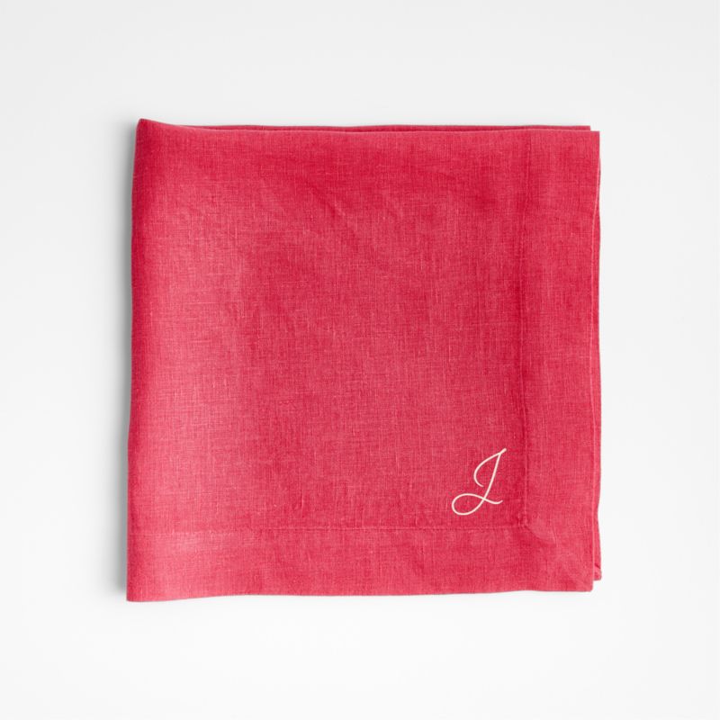 Marin Summer's Pink European Flax ®-Certified Linen Napkin