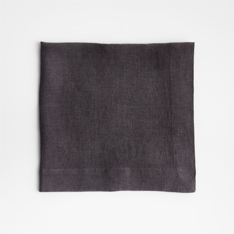 Marin Storm Grey European Flax ®-Certified Linen Napkin