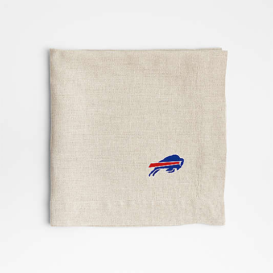 NFL Buffalo Bills Marin Natural EUROPEAN FLAX ™-Certified Linen Napkin, Set of 4
