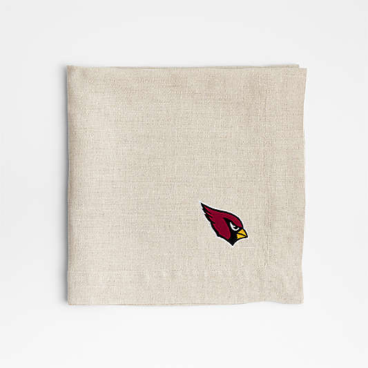 NFL Arizona Cardinals Marin Natural EUROPEAN FLAX ™-Certified Linen Napkin, Set of 4