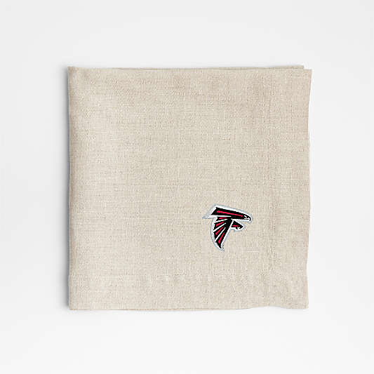 NFL Atlanta Falcons Marin Natural EUROPEAN FLAX ™-Certified Linen Napkin, Set of 4