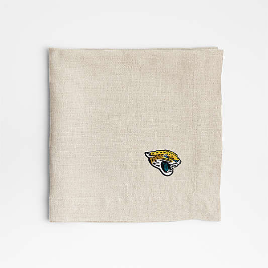NFL Jacksonville Jaguars Marin Natural EUROPEAN FLAX ™-Certified Linen Napkin, Set of 4