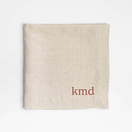Marin Natural European Linen Napkin, Set of 8