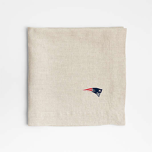 NFL New England Patriots Marin Natural EUROPEAN FLAX ™-Certified Linen Napkin, Set of 4