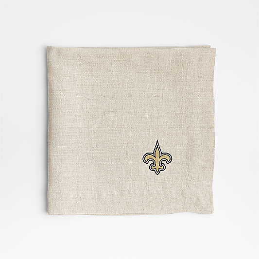 NFL New Orleans Saints Marin Natural EUROPEAN FLAX ™-Certified Linen Napkin, Set of 4