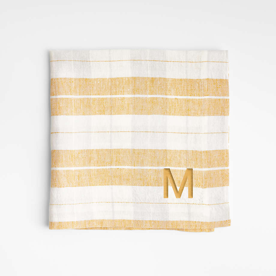 Yellow Plaid Dish Towel with Fringe + Reviews